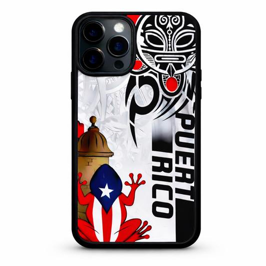 Puerto Rico Tribal Coquí Phone Case