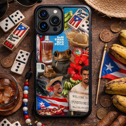 Puerto Rico Culture Collage Phone Case