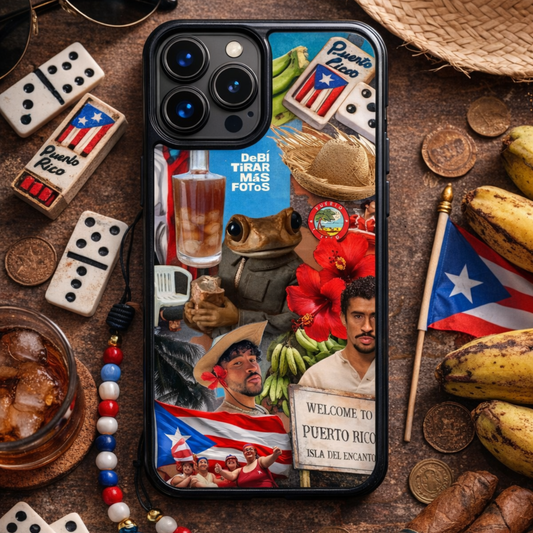 Puerto Rico Culture Collage Phone Case