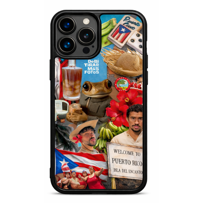 Puerto Rico Culture Collage Phone Case